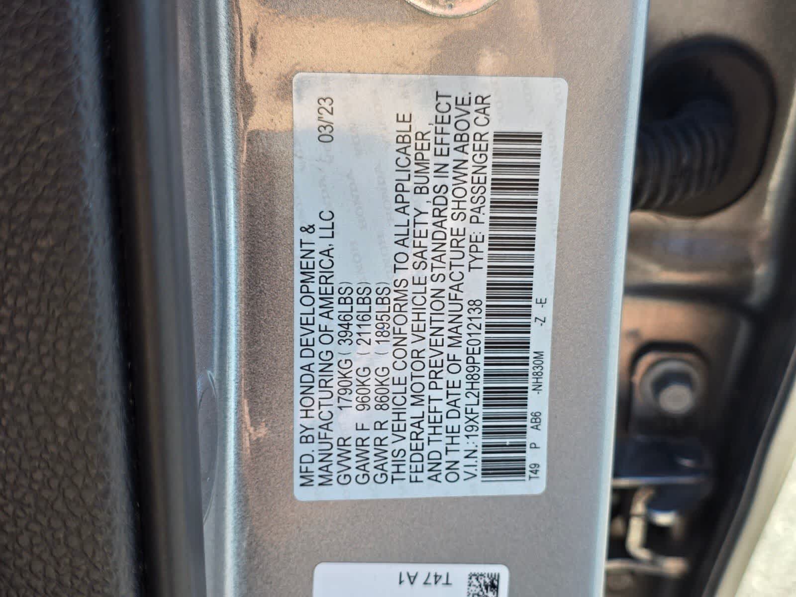 Honda Civic Sport 2023
