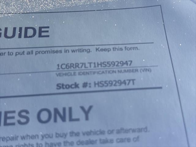 RAM 1500 Big Horn 2017