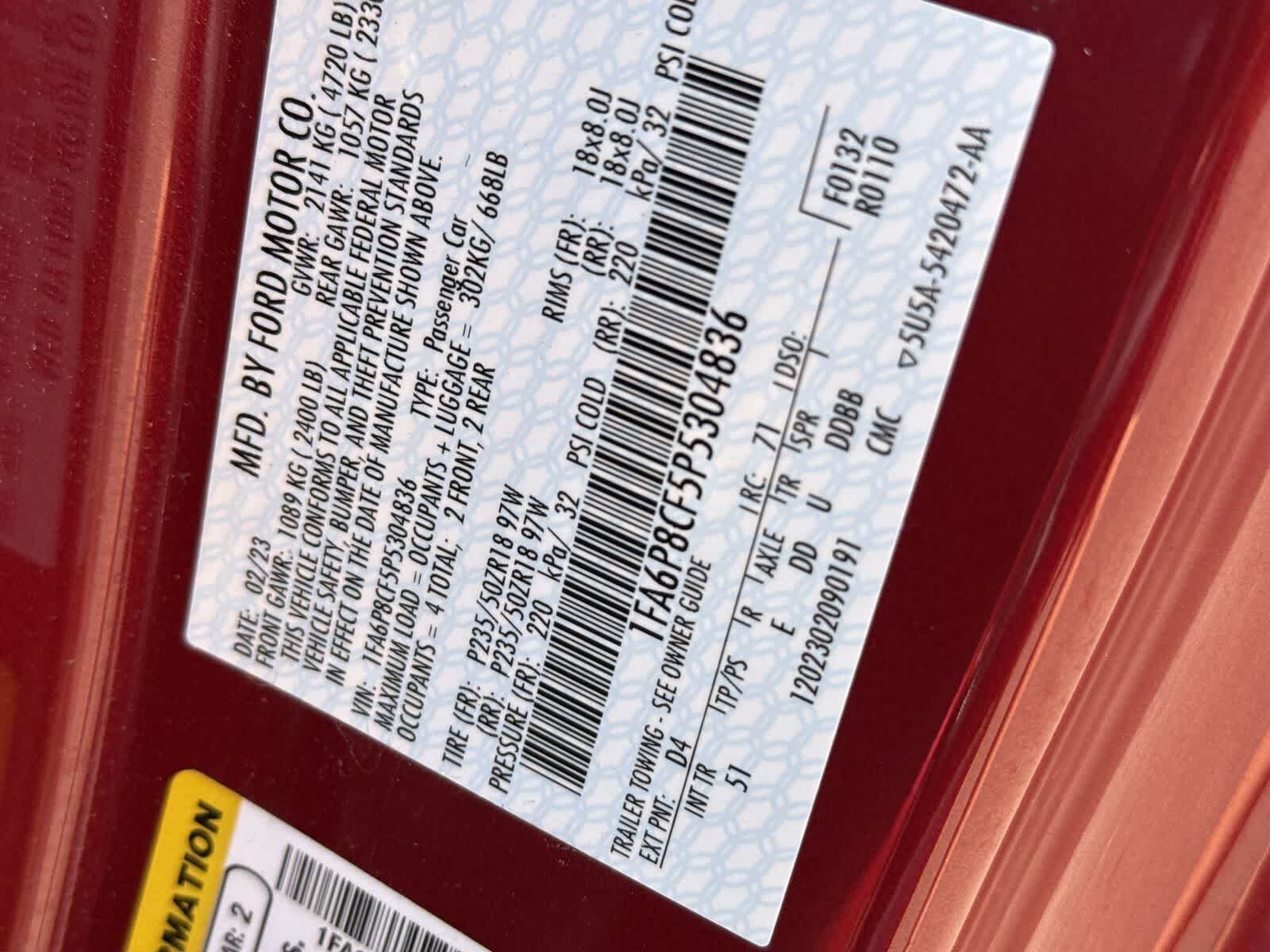 Ford Mustang GT Premium 2023