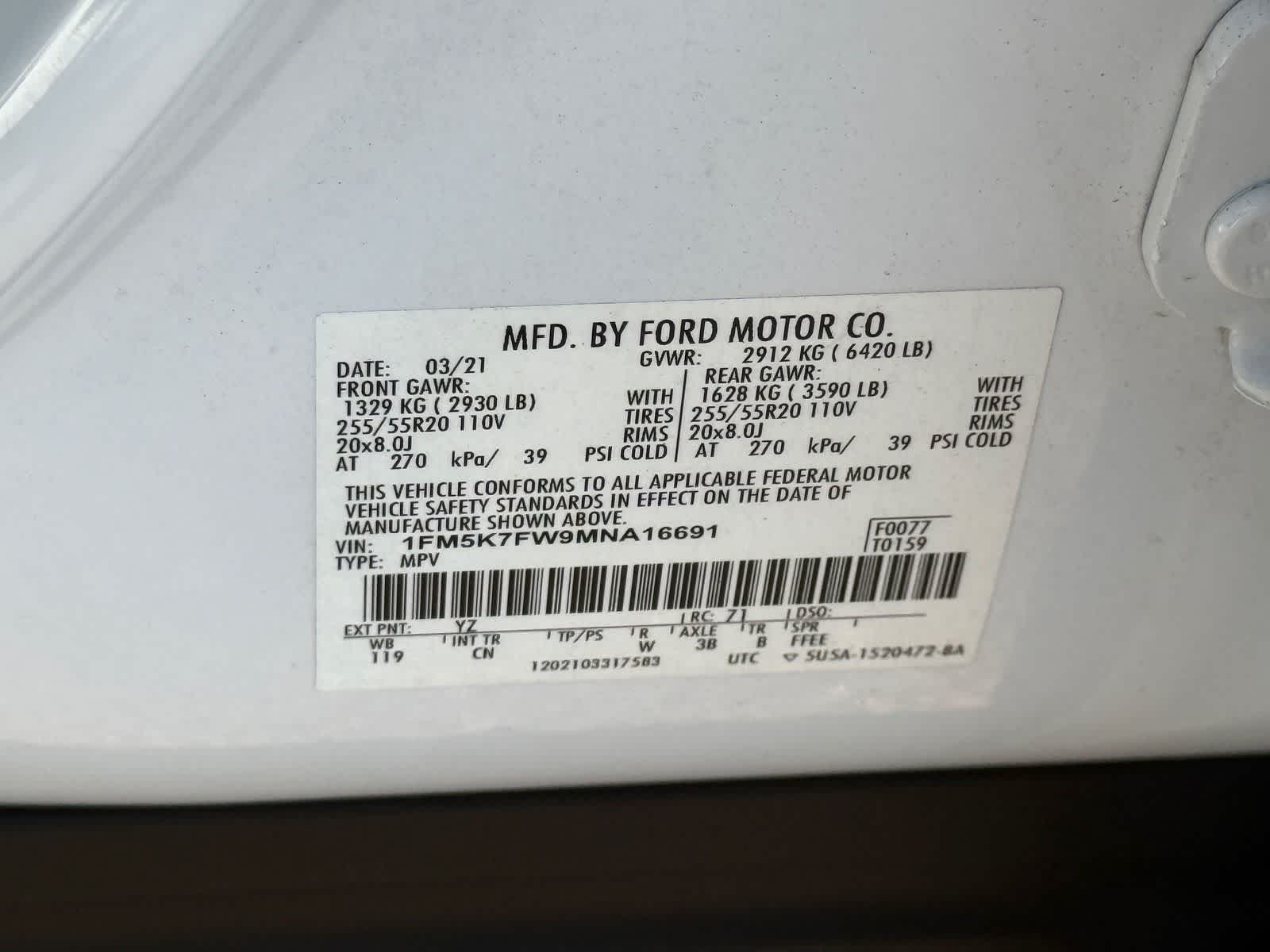 Ford Explorer Limited 2021
