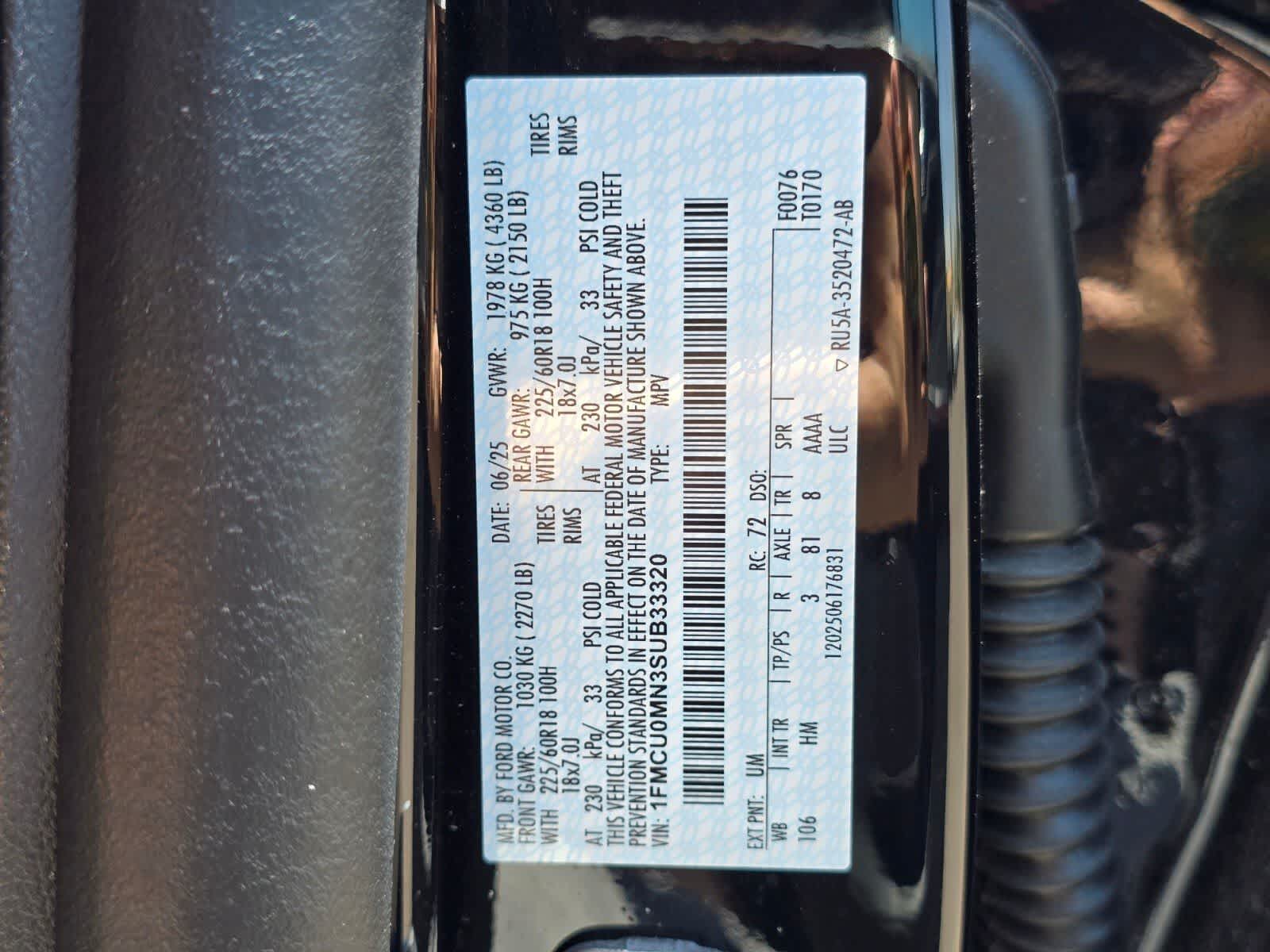 Ford Escape ST-Line 2025