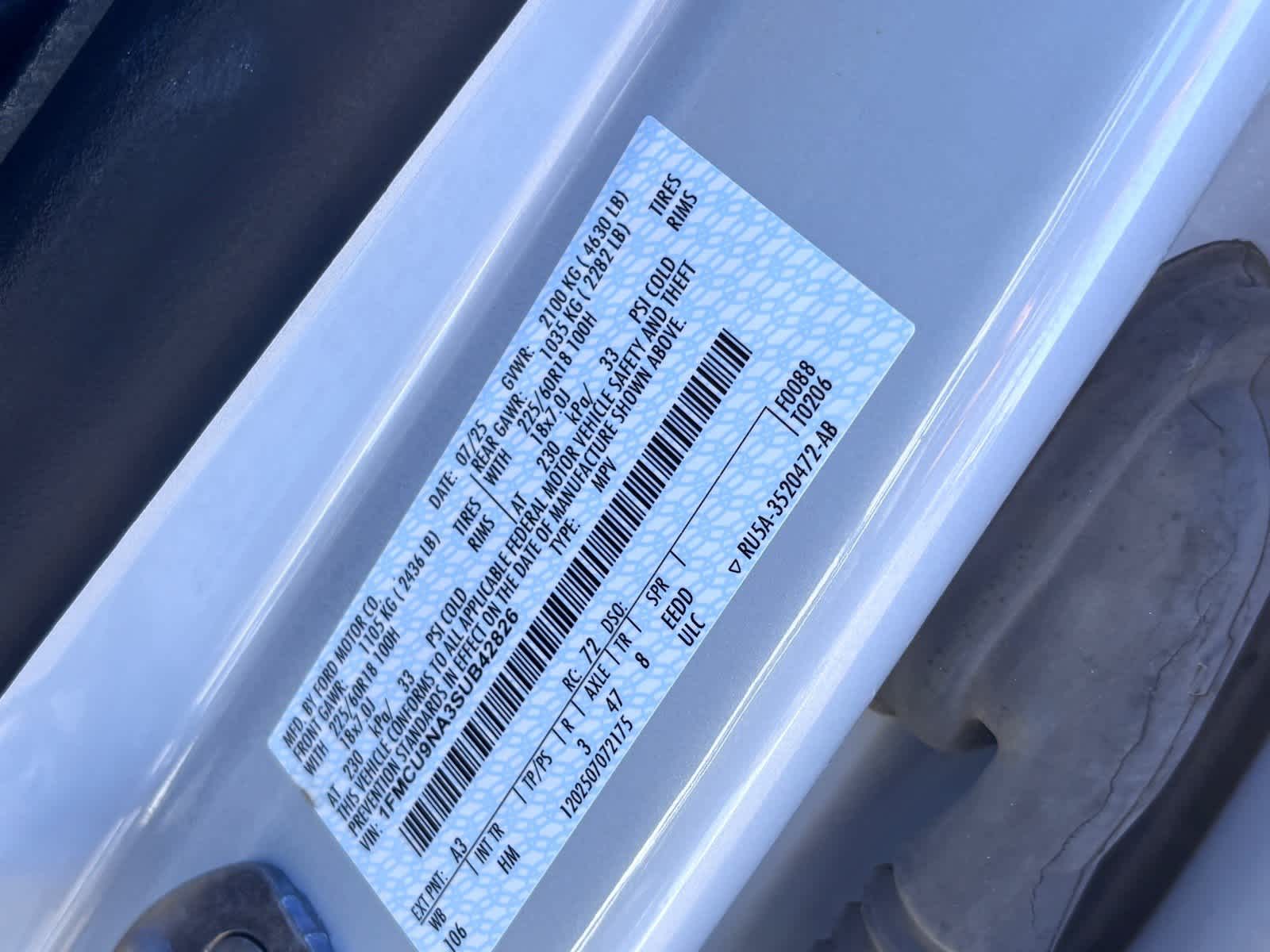 Ford Escape ST-Line Select 2025