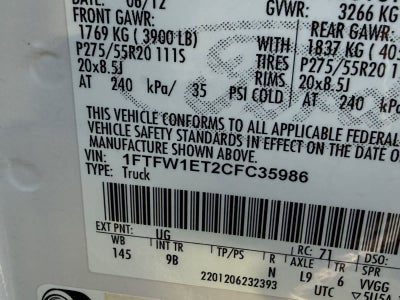 Ford F-150 Platinum 2012