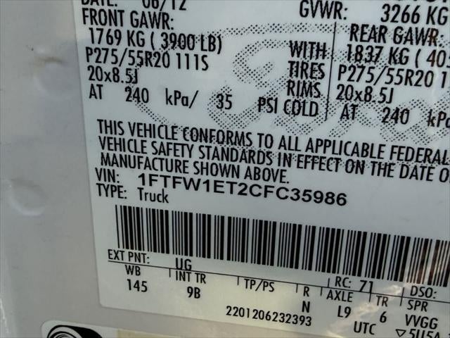 Ford F-150 Platinum 2012