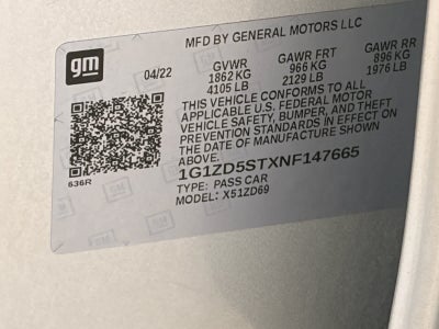 Chevrolet Malibu LT 2022