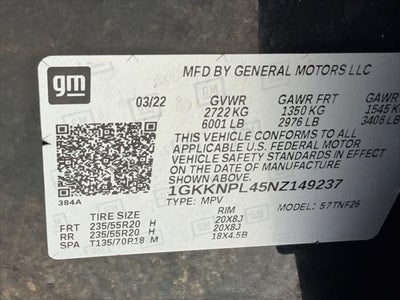 GMC Acadia Denali 2022