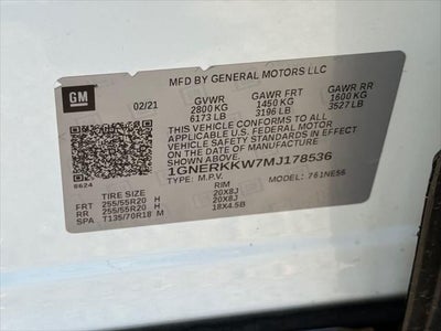 Chevrolet Traverse Premier 2021