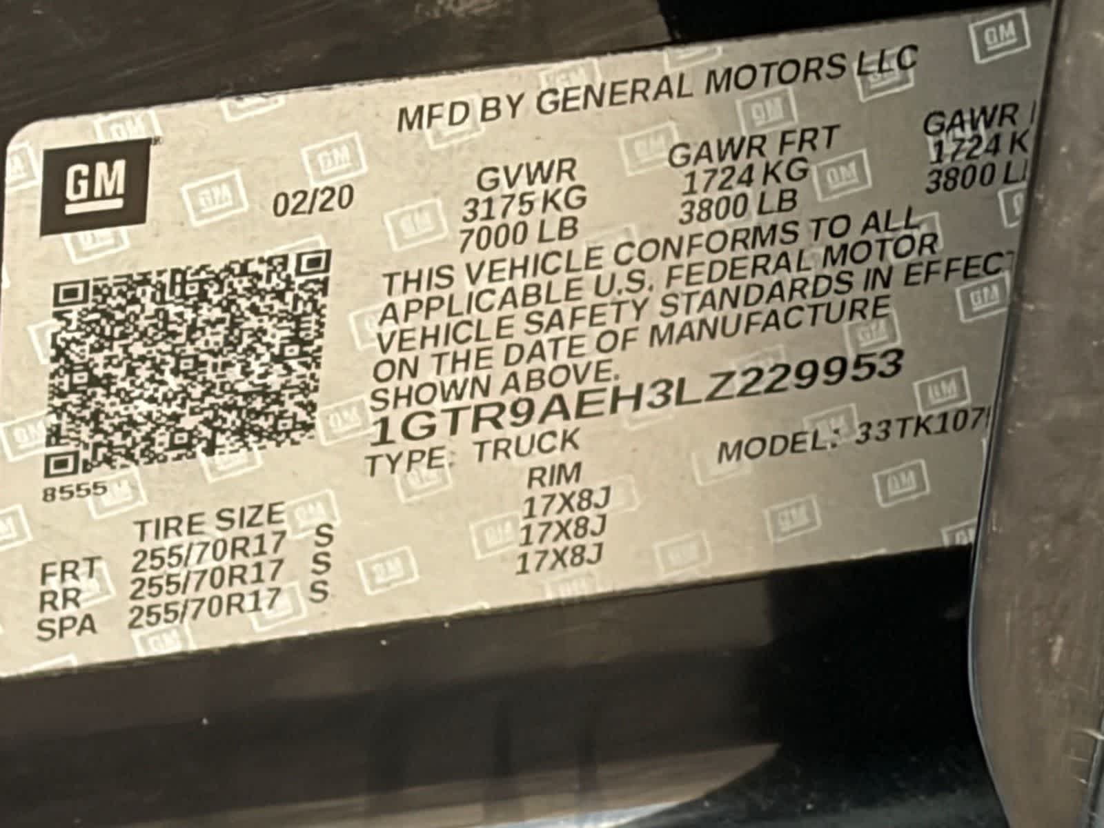 GMC Sierra 1500 4x4 de 2020, cabina doble, 147"