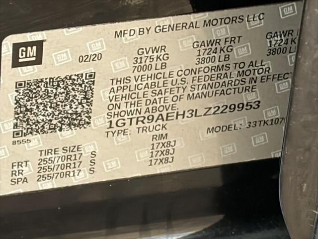 GMC Sierra 1500 4x4 de 2020, cabina doble, 147"