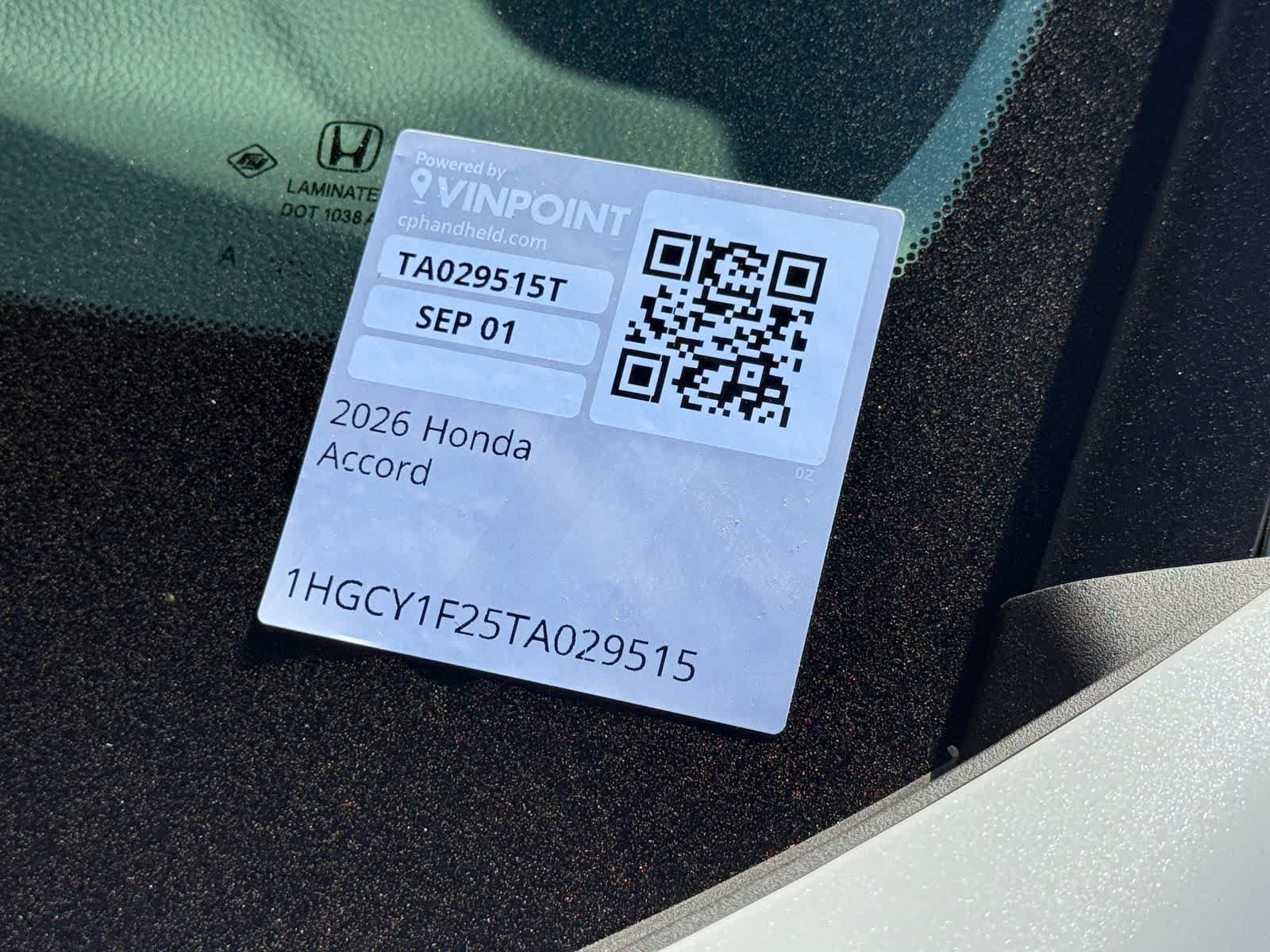 2026 Honda Accord LX
