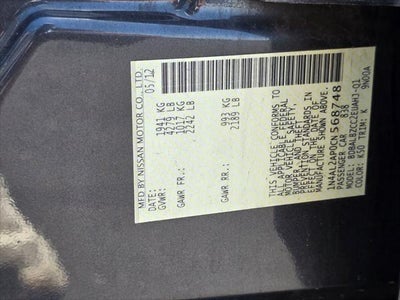 Nissan Altima 2.5 S de 2012