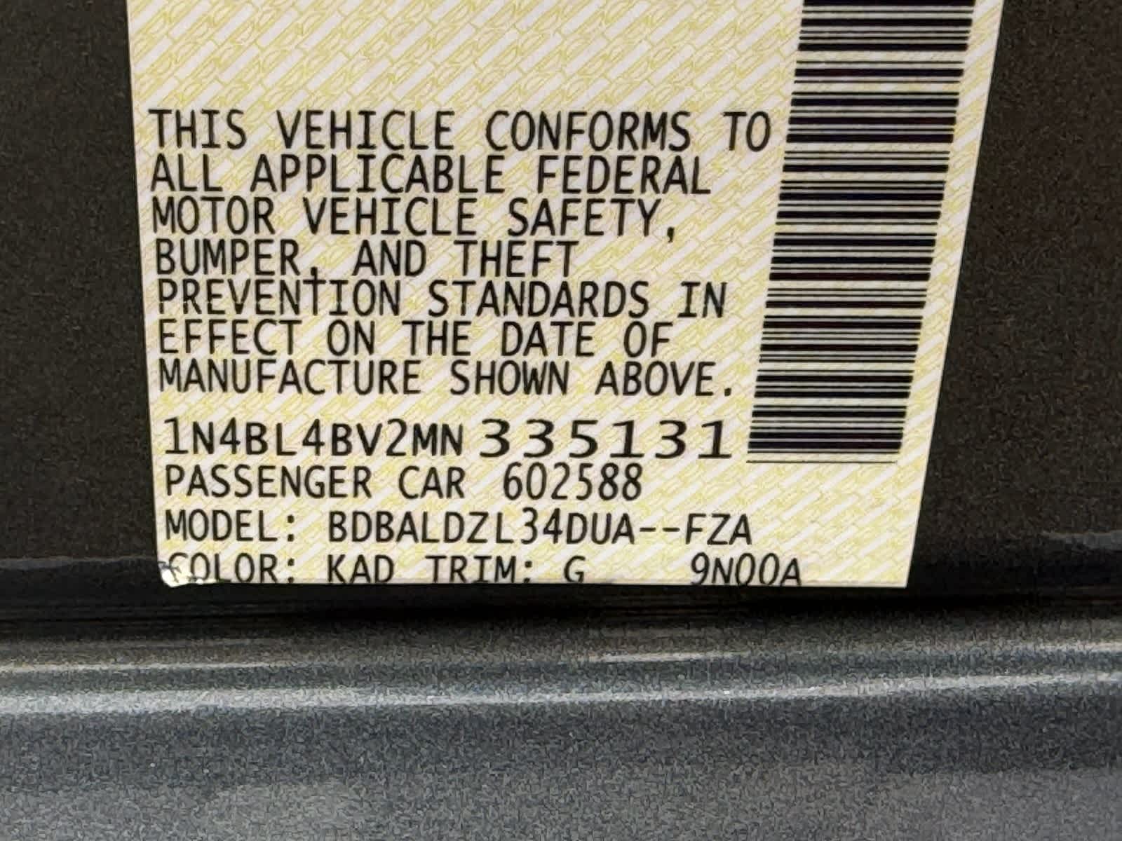 Nissan Altima 2.5 S 2021