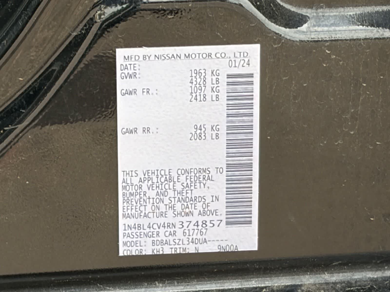 Nissan Altima 2.5 SR 2024