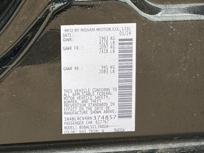 Nissan Altima 2.5 SR 2024