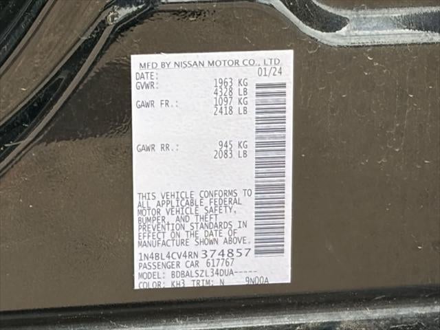 Nissan Altima 2.5 SR 2024