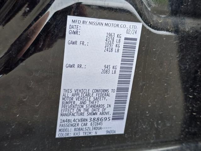 Nissan Altima 2.5 SR 2024