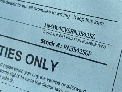 Nissan Altima 2.5 SR 2024