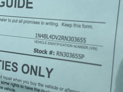 2024 Nissan Altima 2.5 SV