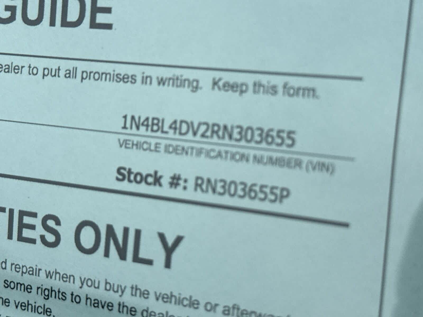 2024 Nissan Altima 2.5 SV