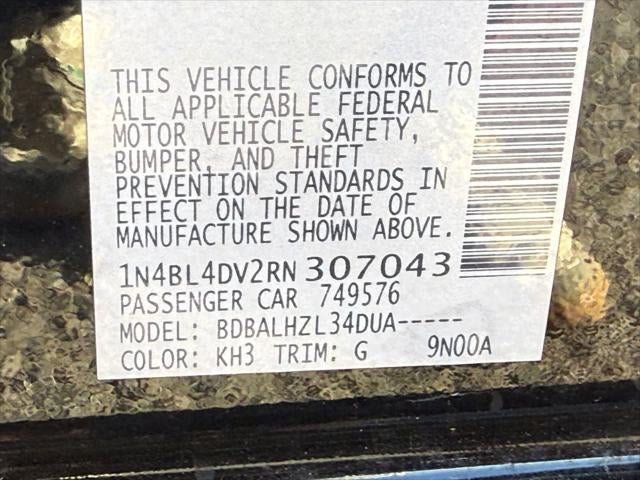 2024 Nissan Altima 2.5 SV