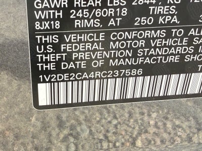 Volkswagen Atlas Cross Sport 2.0T SE 2024