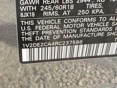 Volkswagen Atlas Cross Sport 2.0T SE 2024