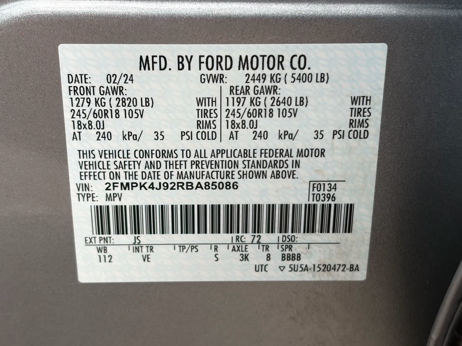 Ford Edge SEL 2024