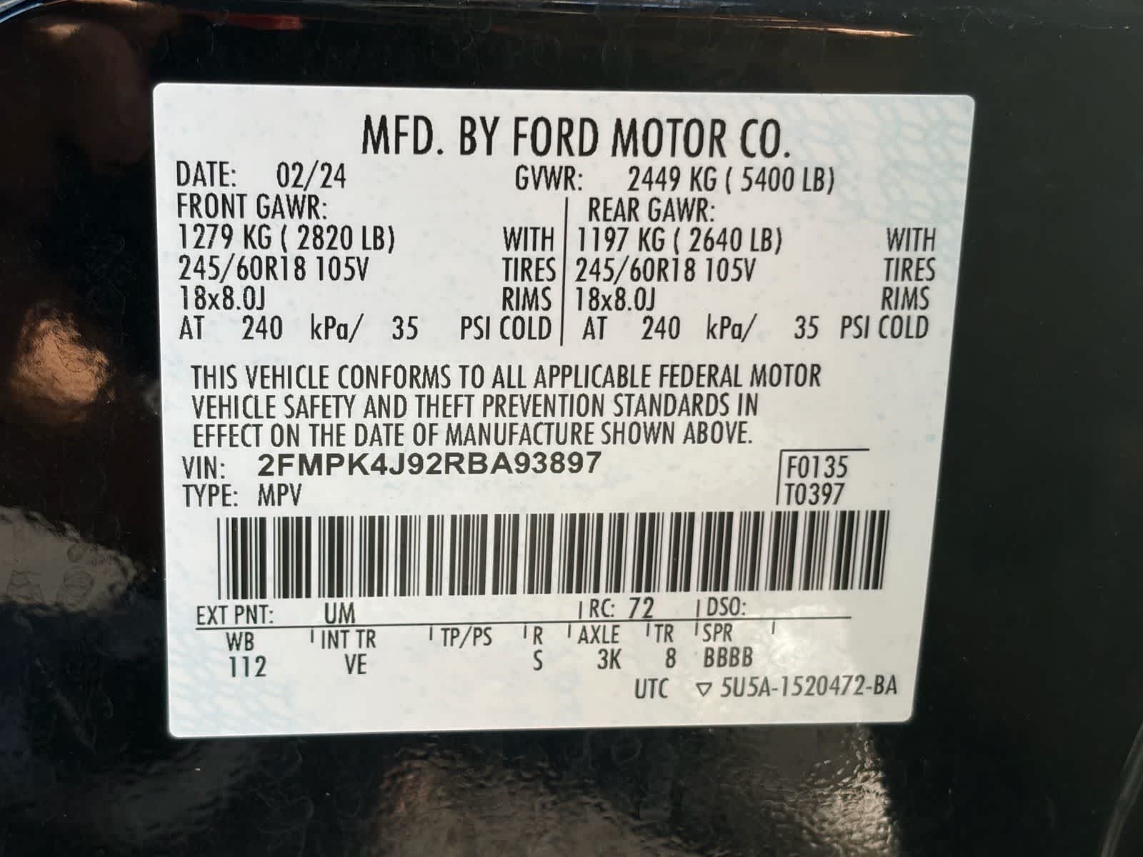 Ford Edge SEL 2024