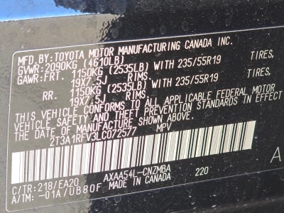 Toyota RAV4 XLE Premium 2020