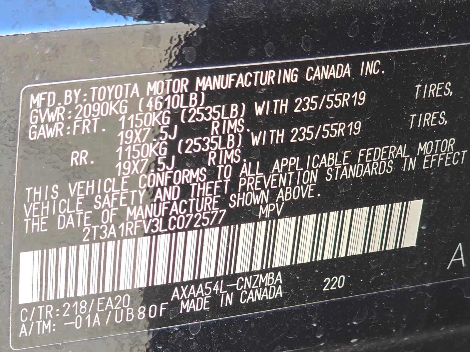 Toyota RAV4 XLE Premium 2020