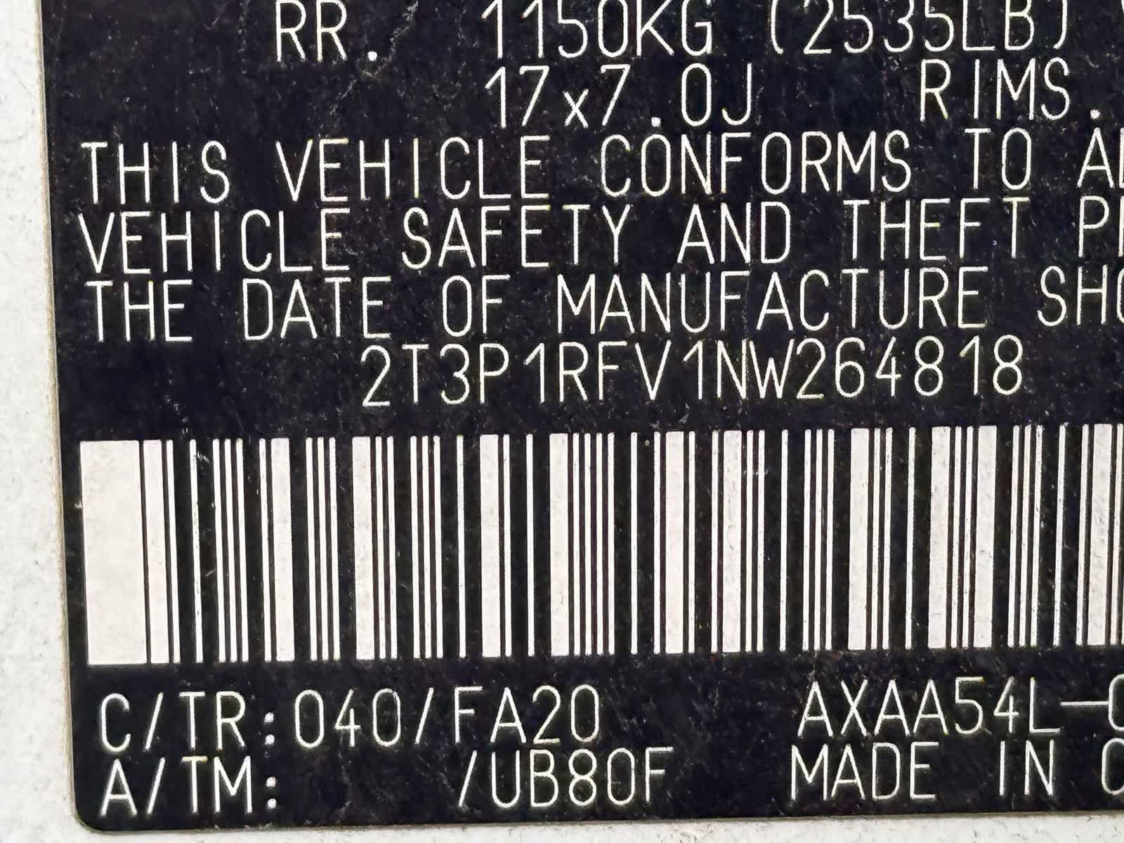 2022 Toyota RAV4 XLE