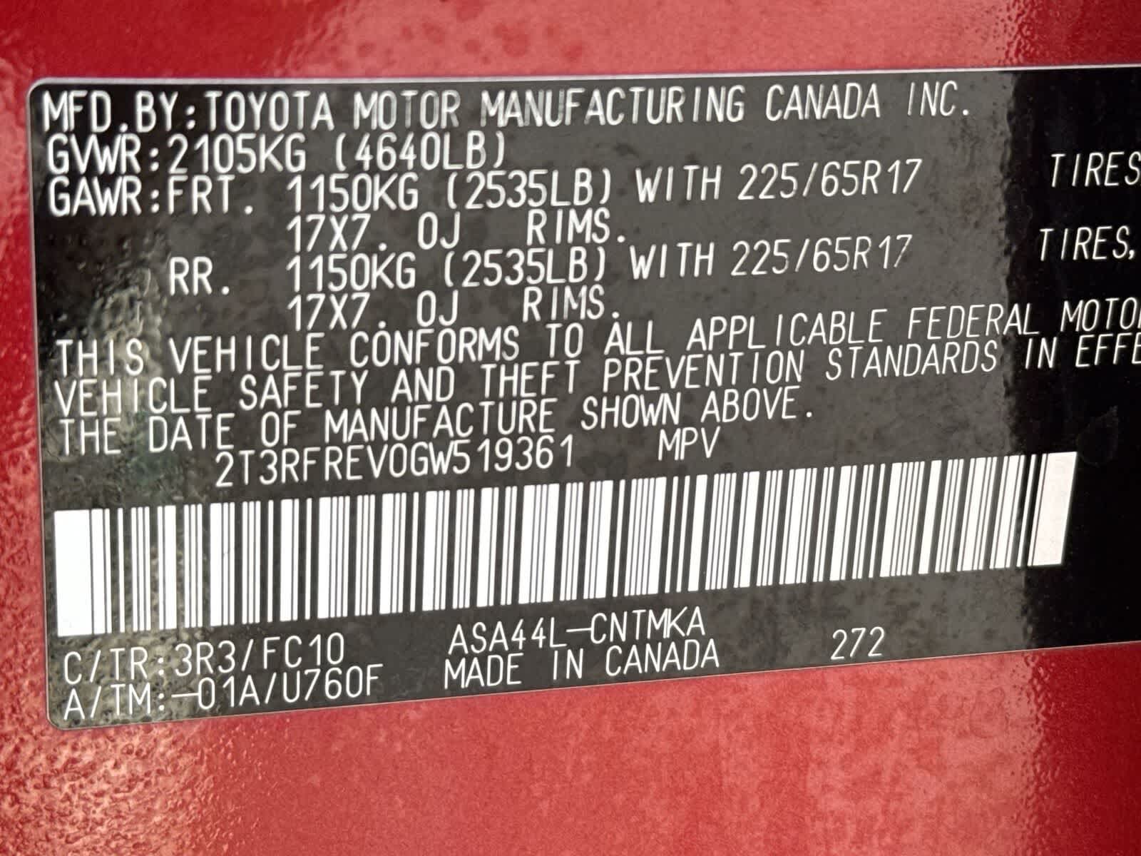 2016 Toyota RAV4 XLE