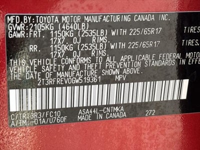 2016 Toyota RAV4 XLE