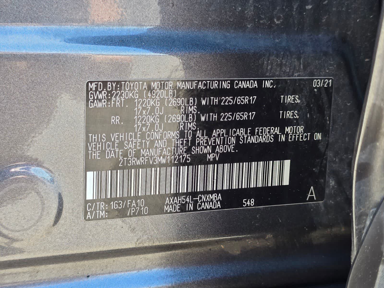 Toyota RAV4 Hybrid XLE 2021