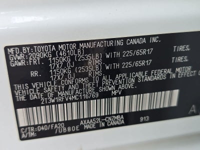 2021 Toyota RAV4 XLE