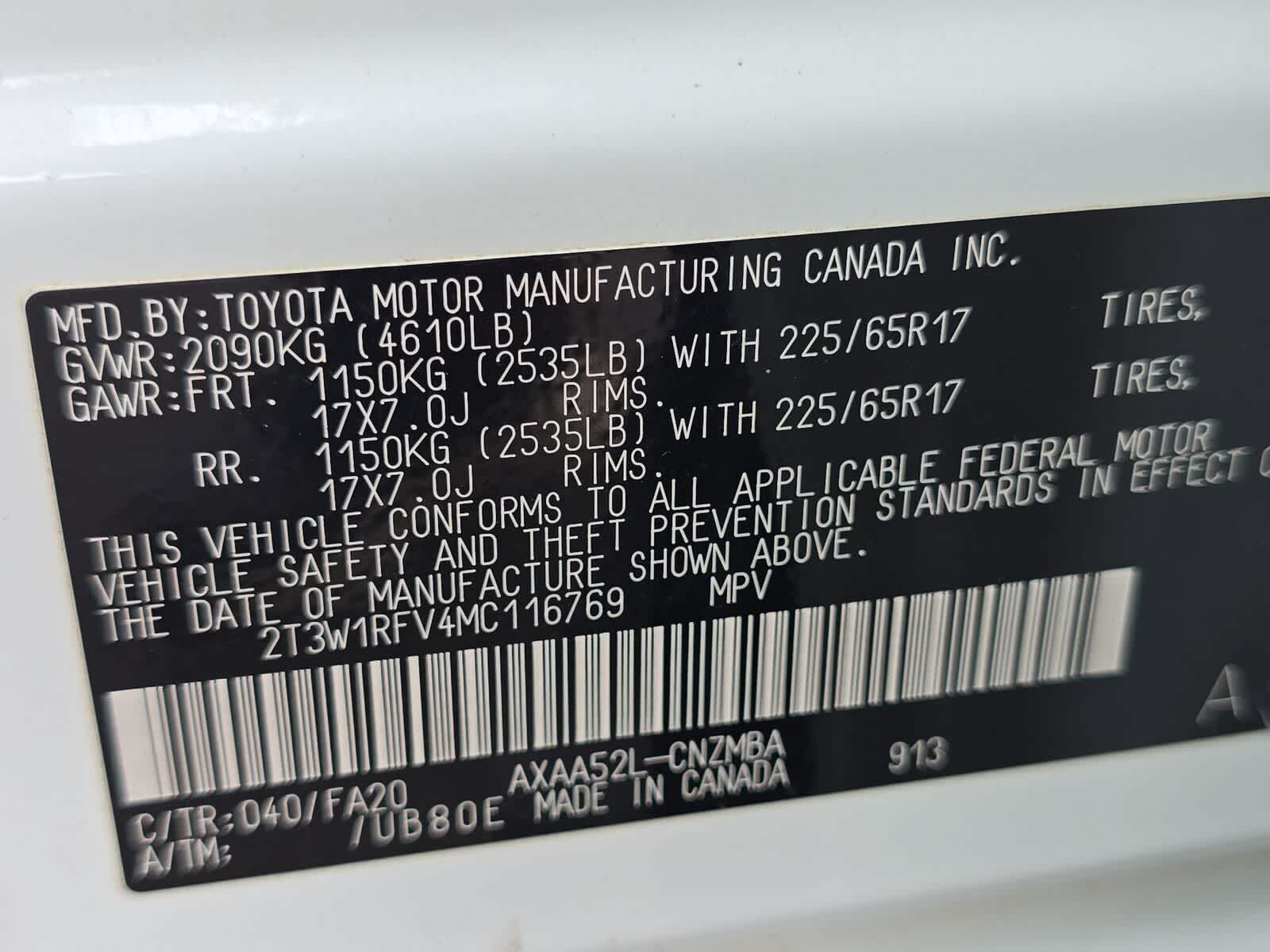 2021 Toyota RAV4 XLE
