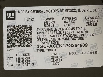 Chevrolet Silverado 1500 LT 2023