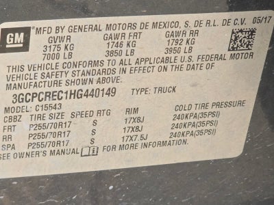 Chevrolet Silverado 1500 LT 2017