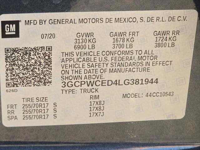 Chevrolet Silverado 1500 LT 2020