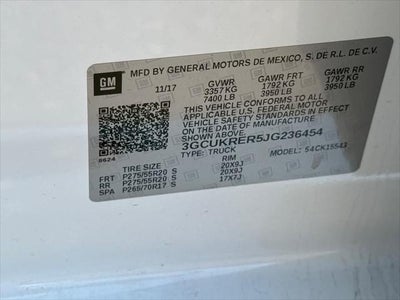 Chevrolet Silverado 1500 LT 2018