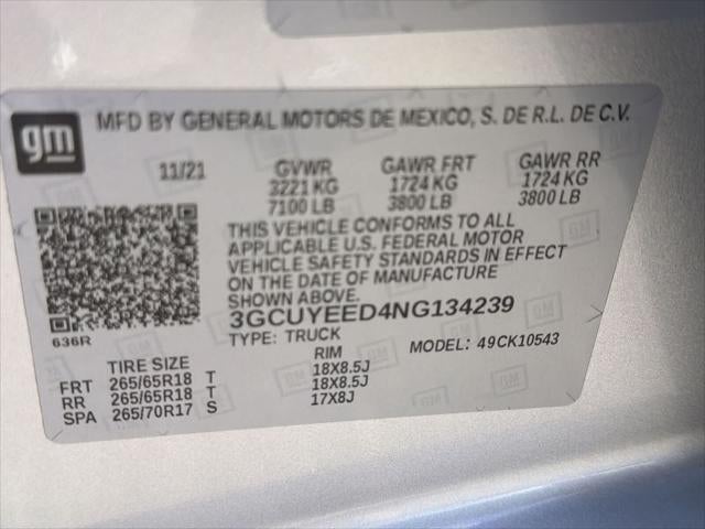 Chevrolet Silverado 1500 LTD RST 2022