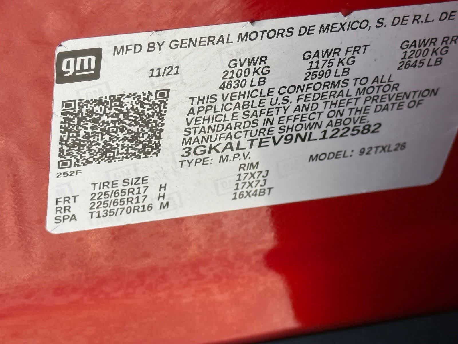 GMC Terrain SLE 2022