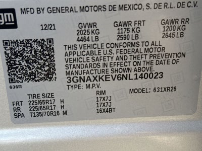 Chevrolet Equinox LT 2022