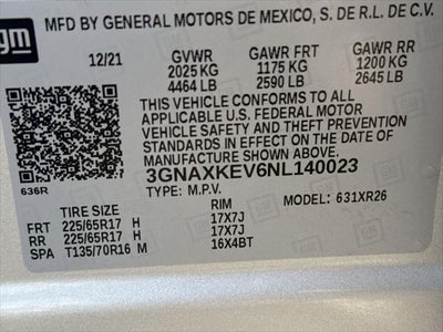 Chevrolet Equinox LT 2022
