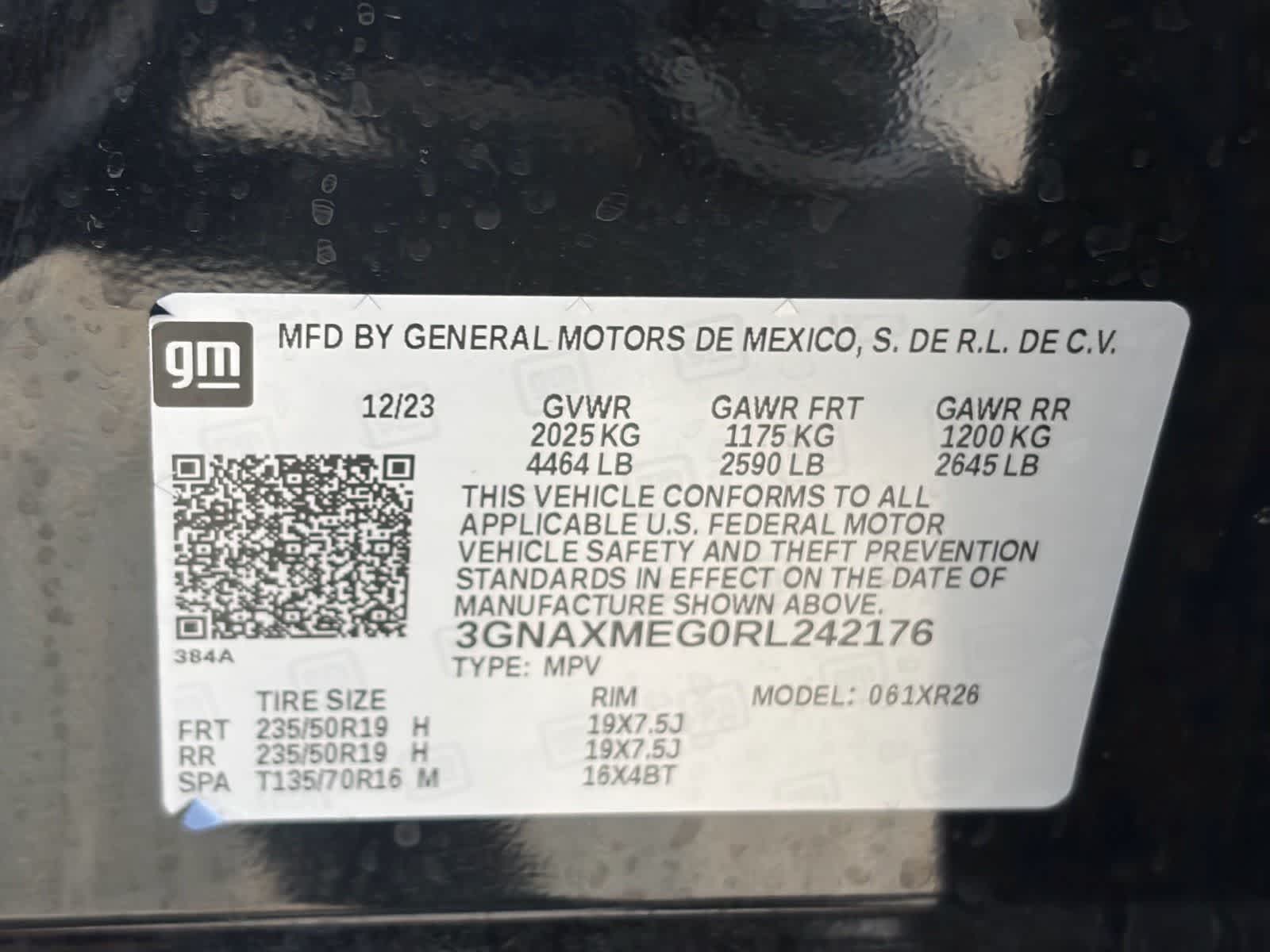 Chevrolet Equinox RS 2024