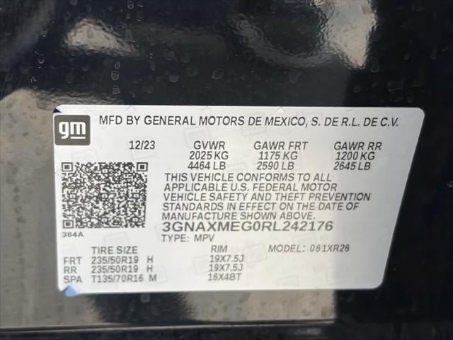 Chevrolet Equinox RS 2024