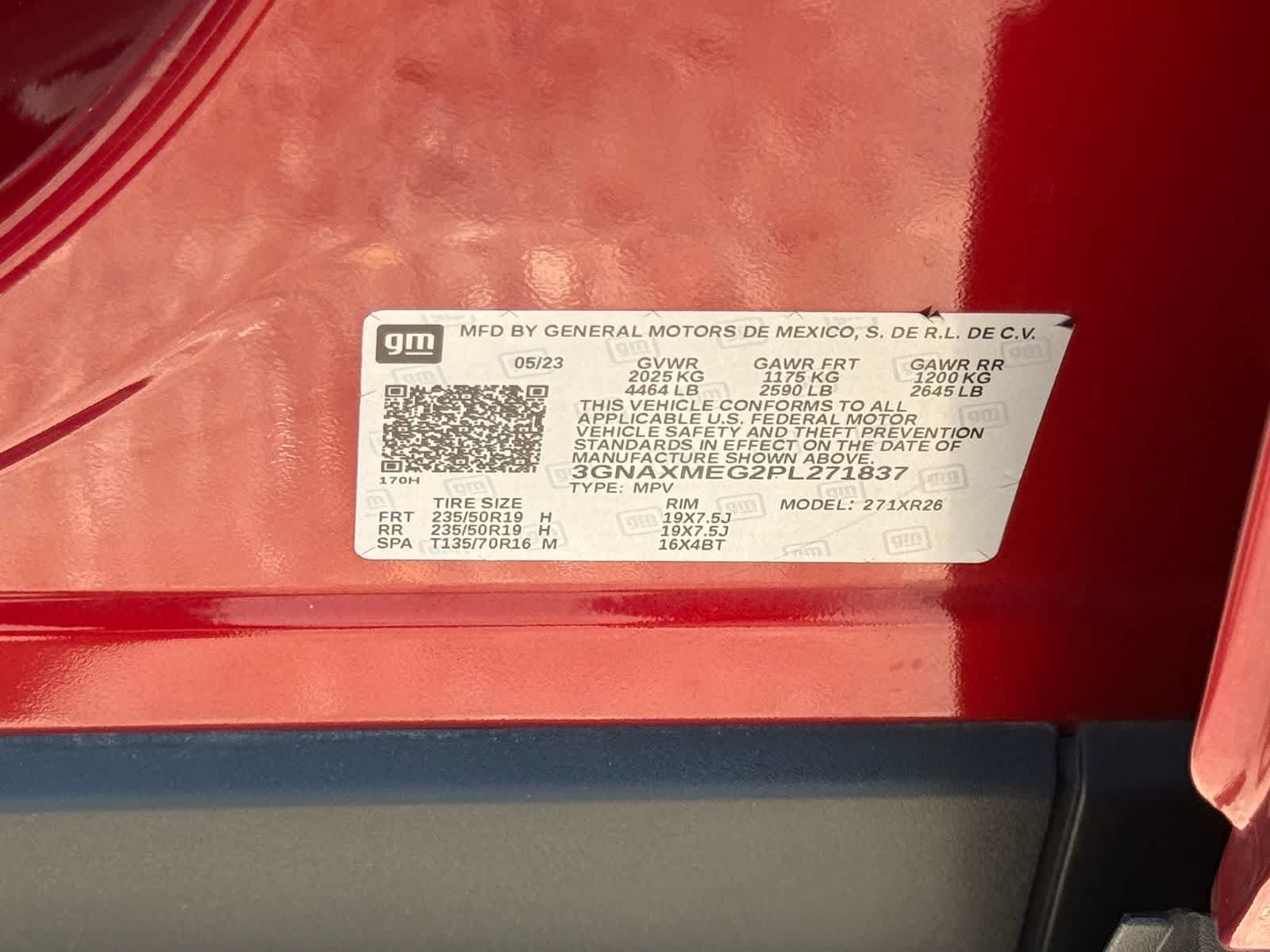 Chevrolet Equinox RS 2023