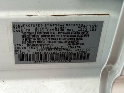 Nissan Sentra SV 2023