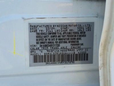 2024 Nissan Sentra SV