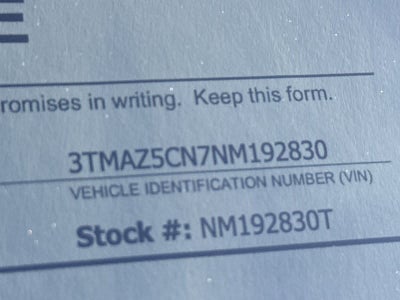 2022 Toyota Tacoma SR5